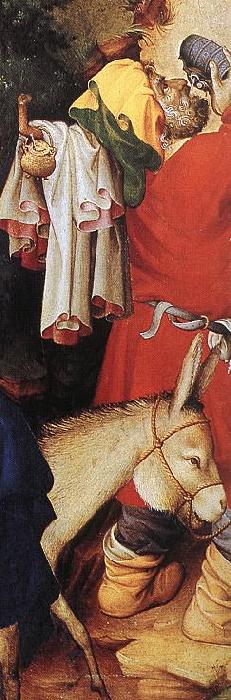 BROEDERLAM, Melchior The Flight into Egypt (detail) dsf China oil painting art